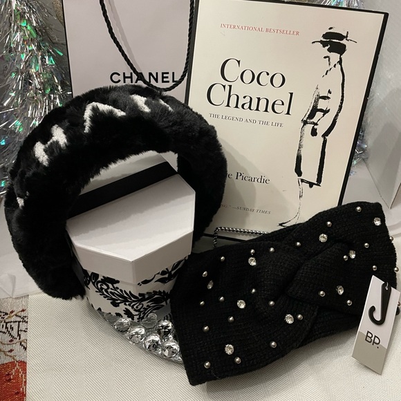 RESERVED **NEW WINTER HEADBAND DESIGNER INSPIRED GIFT SET BUNDLE OF 2 - Picture 4 of 9